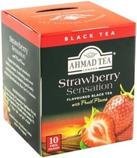 Ahmad Tea London Chá Preto Strawberry Sensation Caixa Com 10 Saquinhos De Chá 20G - imagem 3
