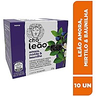 Chá Leão Frutas e Flores: Amora, Mirtilo e Baunilha 10 Sachês - imagem 2