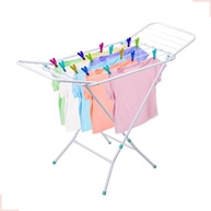 Varal Portátil de Chão com Abas Dobráveis – Resistente e Prático para Casa e Viagem (Branco) - imagem 4