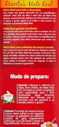 CHÁS REAL Cha Mate Real Natural 250 Gramas - imagem 3