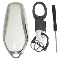 Capa Chave Presencial BYD Mini Song Plus Dolphin Seal - Elegância e Proteção (Branco com Cromado) - imagem 5