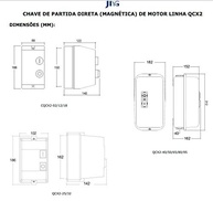 Chave Magnética JNG 4cv Trifásica (9-13A) 220V: Proteção e Controle Essenciais - imagem 3