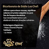 Bicarbonato Sódio Los Chef 1kg: Extra Fino Premium - imagem 3