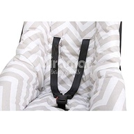 Capa Bebê Conforto Biramar Baby Ajustável Chevron Cinza - Conforto e Segurança - imagem 4
