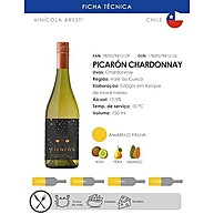 Picarón Chardonnay: Vinho Chileno Refrescante 750ml - imagem 4