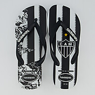 Chinelo Havaianas Atlético Mineiro Preto e Branco – Estilo e Conforto - imagem 1