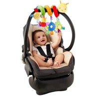 Carrinho de Bebê de Pelúcia Espiral com Chocalhos - Diversão e Desenvolvimento para Recém-Nascidos - imagem 3