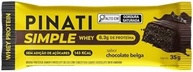 PINATI Barra de proteina SimpleWhey Chocolate Belga - 6,3g de proteina - 16 unidades - imagem 2