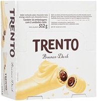 TRENTO Display - WAFER TRENTO CHOCOLATE BRANCO 32g - 16 unidades - imagem 1