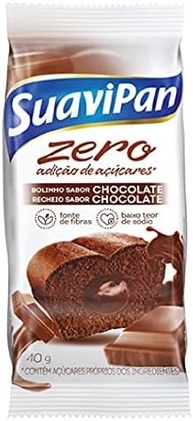 BOLINHO ZERO CHOCOLATE C/CHOCOLATE 40g / DISPLAY C/ 12 UNID. - imagem 2