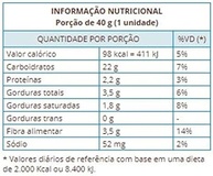 BOLINHO ZERO CHOCOLATE C/CHOCOLATE 40g / DISPLAY C/ 12 UNID. - imagem 1