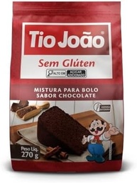 Mistura para bolo sabor chocolate Tio João - 270G - imagem 2