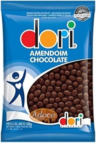 Amendoim Confeitado Chocolate 500g - Dori - imagem 1