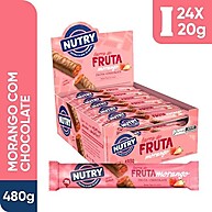 Nutry Morango 20g: Barra Fruta, Chocolate e Aveia (24 Un) - imagem 2