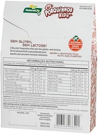 Porquinhos Kids Natural Life - Sabor Chocolate Duo - Sem Glúten - 100g - imagem 4