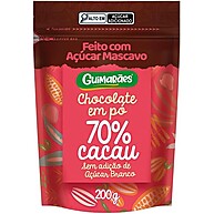 Chocolate 70% Cacau Açúcar Mascavo 200g: Puro Sabor - imagem 1