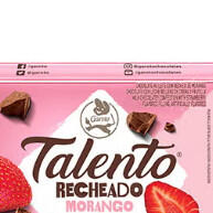 Chocolate Recheado Morango Talento 85g Garoto: Sabor Irresistível - imagem 1