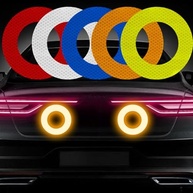 Adesivos Refletivos para Para-choque Traseiro de Carro - Segurança e Estilo Anti-Arranhões (2 Peças) - imagem 4