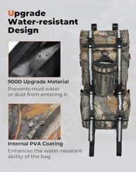 KEMIMOTO Bolsa de Para-choque ATV: Armazenamento Impermeável Expandido com Suporte para Bebidas - imagem 3
