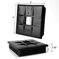 Tampa Ventilada Quadrada 10cm para Para-choques de Trailer - Segurança e Ventilação Essencial - imagem 5