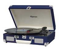 Vitrola Raveo Sonetto Chrome Navy: Vinil, Bluetooth, USB e Gravação MP3 - Estilo Vintage Azul! - imagem 2