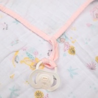 Papi Textil Paninho de Boca Soft Papi com Prendedor de Chupeta - 2 Unidades Estampa Sereia - imagem 5