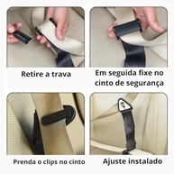 Ajustador de Cinto de Segurança Infantil Premium: Conforto e Segurança em Todas as Viagens - imagem 5