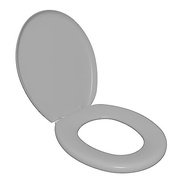 Assento Sanitário Almofadado TPK Astra Cinza Claro – Conforto e Higiene com Estilo - imagem 4