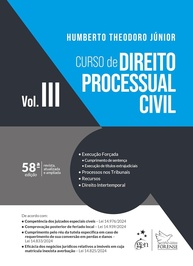 Curso de Direito Processual Civil Vol. 3 - 58ª Edição 2025: Aprofunde seus Conhecimentos! - imagem 1