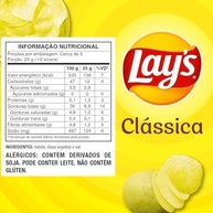 Batata Frita Lisa Clássica Lays 115G - imagem 1
