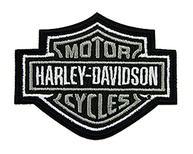 Patch Emblema Harley-Davidson Bar & Shield Cinza 7,6cm - Estilo Clássico para Sua Jaqueta - imagem 2