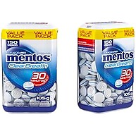 Mentos Clear Breath Peppermint: Refrescância Sem Açúcar (105g) - imagem 1