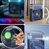 Ventilador Climatizador Portátil Recarregável - 3 Velocidades + Purificação de Ar - imagem 4