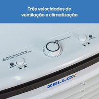 Climatizador Portátil 4 em 1 Zellox ZLX-30A - Ar Frio com Sistema Evaporativo, Oscilação e Rodinhas - imagem 5