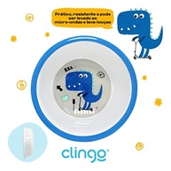 Pratinho Bowl Infantil Dino da Clingo - Seguro, Divertido e Prático para Crianças - imagem 4