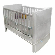 Musky Baby Mosquiteiro Para Berço Branco 190 cm x 90 cm Resistente e Seguro - imagem 3