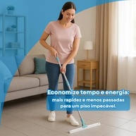 Rodo Mágico Retrátil de Silicone 50 cm com Alcance Extremo – Limpeza Profunda e Secagem Impecável para Todos os Ambientes - imagem 3