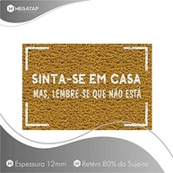 Tapete Capacho Sinta em Casa 60x40 cm - Decorativo e Personalizável para Entrada - imagem 3