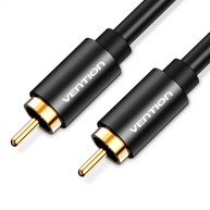Cabo Coaxial RCA Áudio/Vídeo Digital SPDIF 1,5m Vention - Conexão Premium - imagem 1