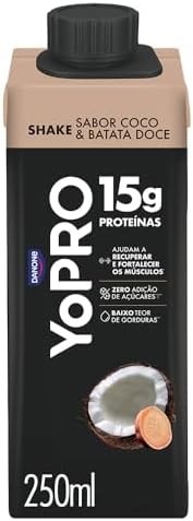 Pack YoPRO Bebida Láctea UHT Coco com Batata Doce 15g de Proteínas 250ml - 24 Unidades - imagem 3