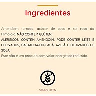 Pasta Amendoim Açúcar Coco & Sal Rosa 450g Natural Life - imagem 1