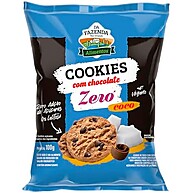 Cookies Coco Chocolate Zero Açúcar BIOSOFT 100g - imagem 1