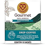 3 Corações Café Drip Coffee Gourmet Matas de Minas - contém 10 unidades - imagem 2