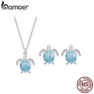 Colar e Brincos Tartaruga Prata 925 Bamoer - imagem 1
