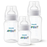 Kit Triplo Mamadeira Anti-Cólica Philips Avent 125ml + 260ml + 330ml - Conforto e Segurança para o Bebê - imagem 4