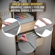Kit 2 Colmeia Organizadora de Gaveta com 24 Divisórias - Organizador de Roupa Íntima Impermeável em TNT - imagem 4
