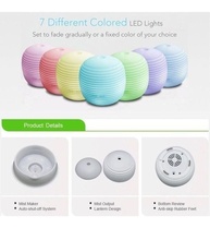 Difusor de Aromas Ultrassônico com Luz LED Colorida - 100ml - imagem 4