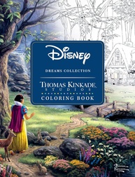 Livro de Colorir Disney Dreams Collection Thomas Kinkade: Magia e Arte para Você! - imagem 1
