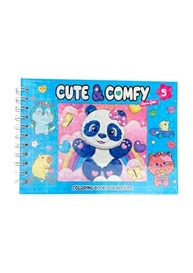 Livro de Colorir Adulto Cute & Comfy Super Extra Edição 05: Relaxamento e Criatividade com Capa Holográfica - imagem 3
