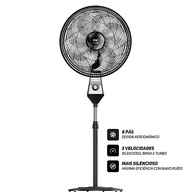 Ventilador de Coluna WAP Flow Turbo 50cm - 8 Pás, 3 Velocidades, Silencioso e Econômico - imagem 4